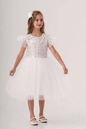 لباس سفید بچه گانه بافتنی Mnk Baby&Kids - کد 848104098