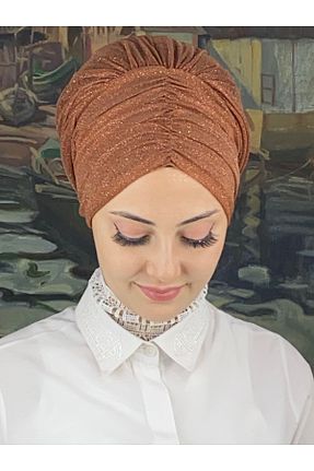 روسری متالیک شیفون BUTİKAMBAR - کد 870500654