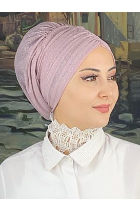 روسری بنفش شیفون BUTİKAMBAR - کد 870500509