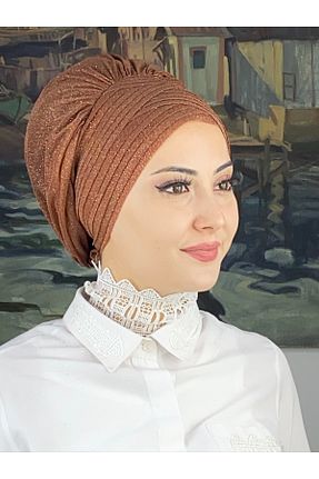روسری متالیک شیفون BUTİKAMBAR - کد 870501489