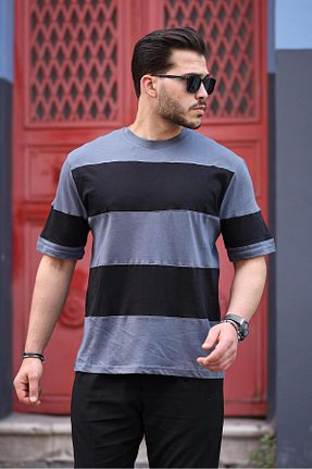 تیشرت مشکی مردانه رگولار Miron - کد 686921721