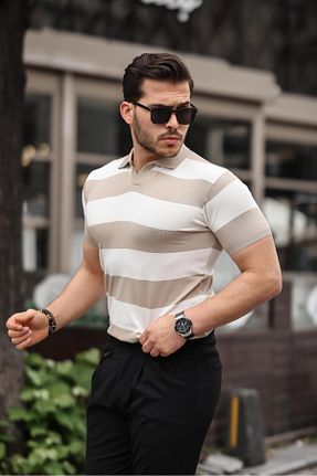 پولوشرت قهوه ای مردانه رگولار Miron - کد 825363842