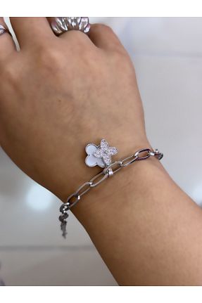 دستبند استیل (فولاد) زنانه استیل ضد زنگ Hicrans Takı - کد 870542676