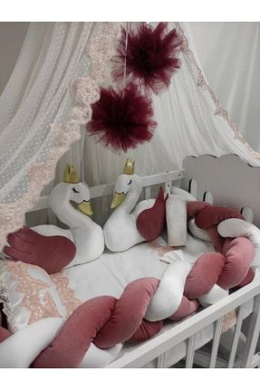 ست روتختی کودک و نوزاد زرشکی مخمل JULYA KİDS - کد 870541423