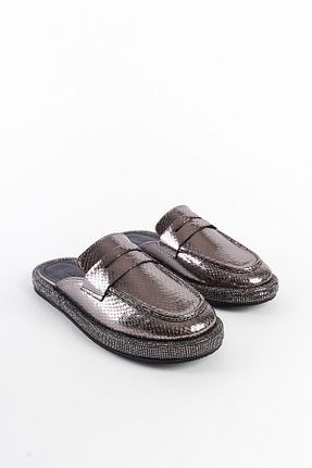 دمپائی طوسی زنانه چرم مصنوعی Capone Outfitters - کد 847832505