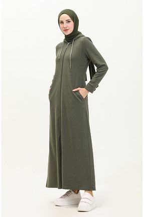 کلاه و ابایا خاکی زنانه پنبه ای sefamerve - کد 870551943