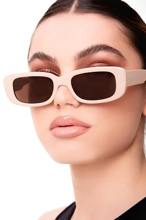 عینک آفتابی بژ زنانه UV400 anyway - کد 870578936