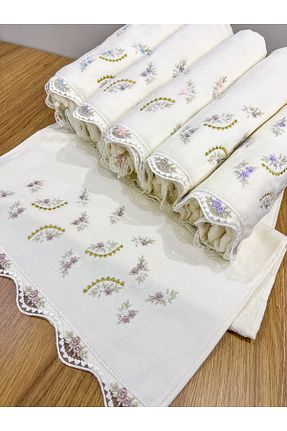 حوله آشپزخانه بژ مخمل AYHANHOME - کد 870584164