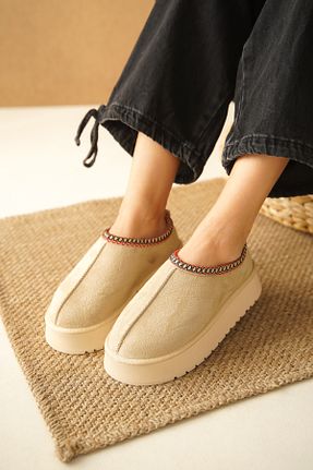 دمپائی بژ زنانه پارچه ای Capone Outfitters - کد 867619910