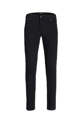 شلوار جین مشکی مردانه پاچه لوله تفنگی Jack & Jones - کد 739924377