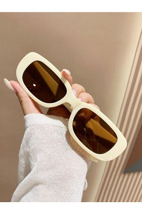 عینک آفتابی بژ زنانه UV400 anyway - کد 870578936