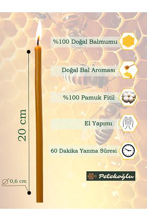 شمع زرد 11-20 Petekoğlu - کد 767040528