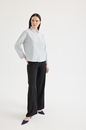 پیراهن حجاب آبی زنانه اورسایز Garzia İtalia - کد 870627792