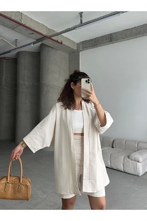 ست بالاتنه و پائین تنه قهوه ای زنانه بافتنی Pullaps - کد 870613308