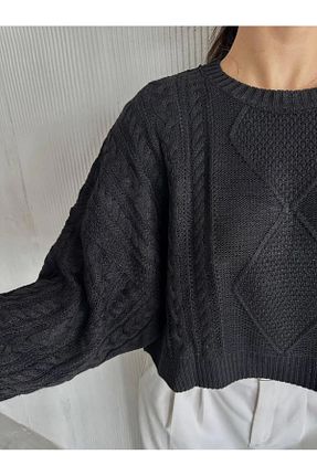 پلیور مشکی زنانه ساده Pullaps - کد 870628455