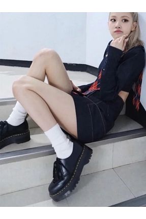 کفش آکسفورد زرشکی زنانه چرم مصنوعی EDVESS - کد 870642150