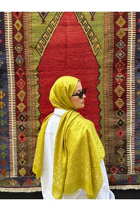 شال سبز زنانه پلی استر ARMANDA - کد 870627322