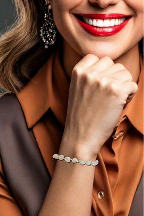 دستبند جواهر رنگی زنانه سنگ طبیعی Pozitif Doğal Taş - کد 776085858