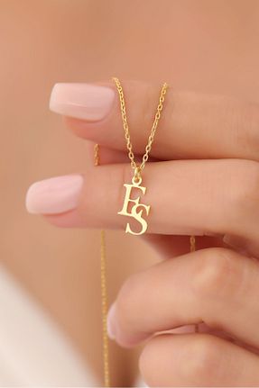 گردنبند نقره طلائی زنانه 925 عیار VAOOV - کد 870623307