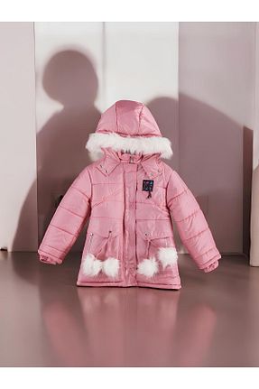 کاپشن صورتی بچه گانه گشاد Arafım Butik - کد 871081366