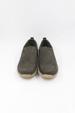 کفش اسنیکر خاکی مردانه چرم ENDİCAN - کد 870669037
