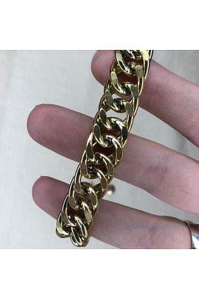 دستبند جواهر طلائی زنانه استیل (فولاد) stainless steel - کد 870702248