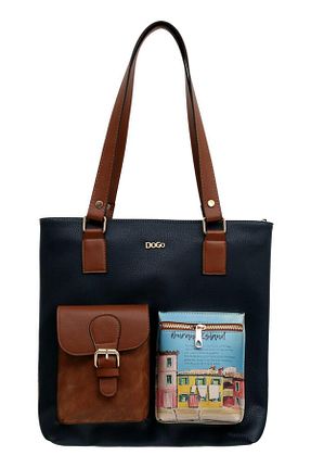 کیف دوشی رنگی زنانه چرم مصنوعی Dogo - کد 226248263
