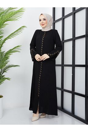 کلاه و ابایا مشکی زنانه بافتنی MODA - کد 860218034