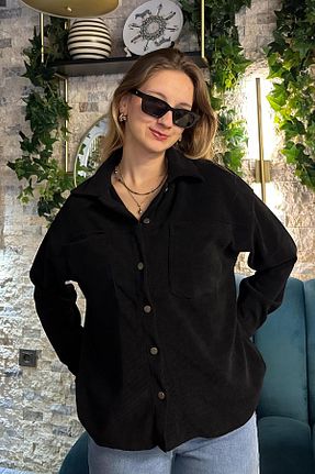 پیراهن مشکی زنانه اورسایز Madmext - کد 870723688