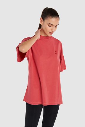 تیشرت سبز زنانه رگولار hummel - کد 849763245