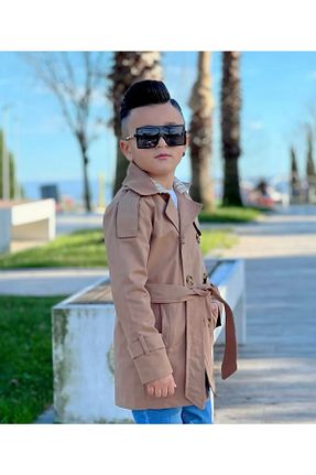 ترنچکت بژ بچه گانه پنبه ای N.S.K NEWSTAR KİDS - کد 870838649