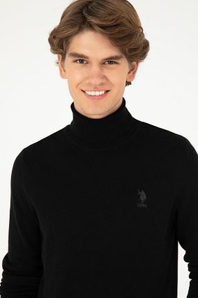 پلیور مشکی مردانه ساده U.S. Polo Assn. - کد 870749128