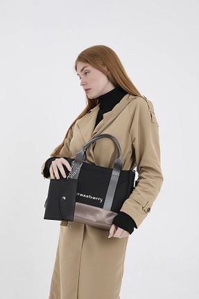 کیف دستی مشکی زنانه چرم مصنوعی CRESSBERRY - کد 870811546