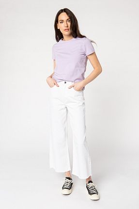 شلوار سفید زنانه بافتنی Vigoss Jeans - کد 95194204