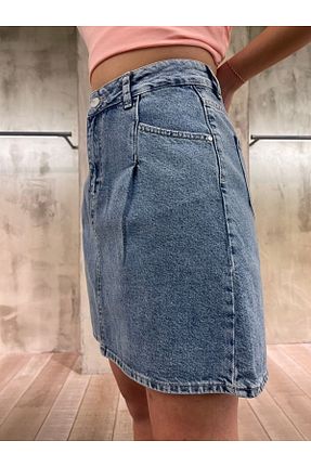 دامن آبی زنانه جین Vigoss Jeans - کد 469888796