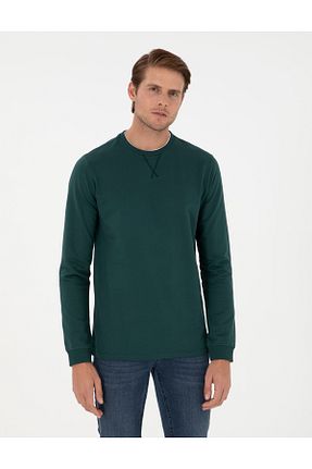 سوئیشرت سبز مردانه ساده Pierre Cardin - کد 870832203