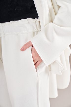 شلوار کرمگن نباتی زنانه جیب دار Mevra - کد 870825304