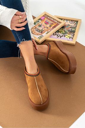 بوت / نیم بوت قهوه ای زنانه جیر ESPADRİN - کد 870844823