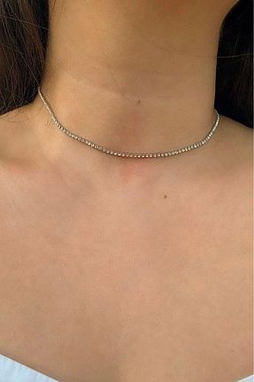 گردنبند جواهر طوسی زنانه Takıştır - کد 870833987