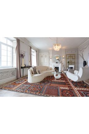 فرش رنگی آنتی باکتریال Saray Halı - کد 782790860