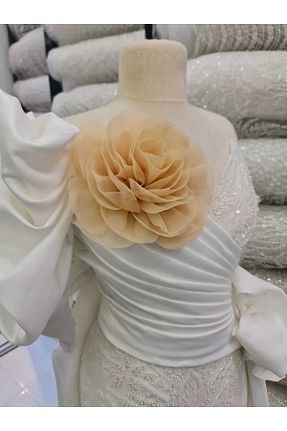 گردنبند جواهر بژ زنانه Esteks Dantel ve Tekstil Aksesuarları - کد 870862287