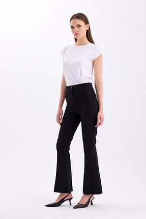 شلوار مشکی زنانه مخلوط پلی استر PASTELASTORE - کد 834881463