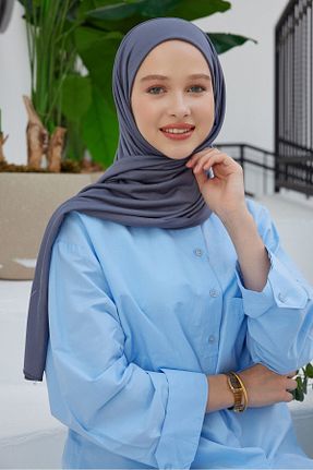 شال طوسی زنانه ویسکون Quğu SCARF - کد 870859482