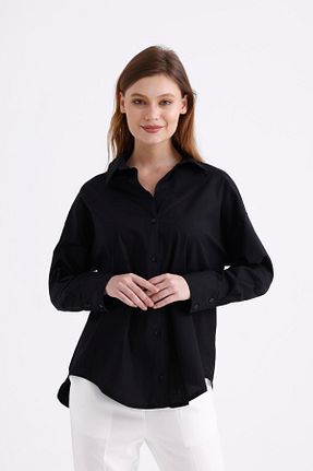 پیراهن مشکی زنانه رگولار PASTELASTORE - کد 844594206