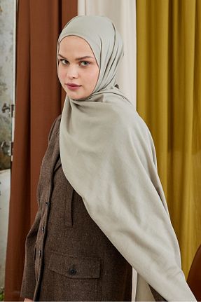 شال قهوه ای زنانه پنبه ای Modakaşmir - کد 870854134