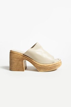 دمپائی زنانه چرم مصنوعی Moda Devrin - کد 870871007