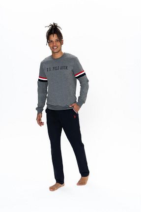 ست گرمکن طوسی مردانه رگولار U.S. Polo Assn. - کد 870871281
