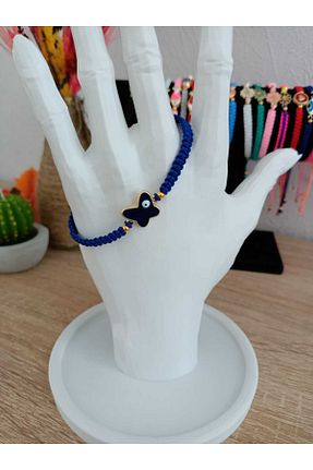 دستبند جواهر سرمه ای زنانه BLUE ROSE BİJUTERİ - کد 870882207