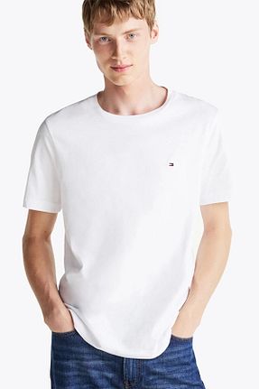 تیشرت طلائی مردانه رگولار Tommy Hilfiger - کد 854053367