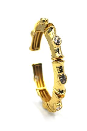 دستبند جواهر طلائی زنانه زیرکن Ma Atölye - کد 445569441